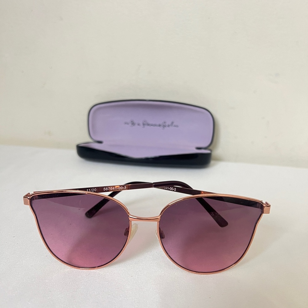 Cateye Sunglasses 137759 Purple Lens